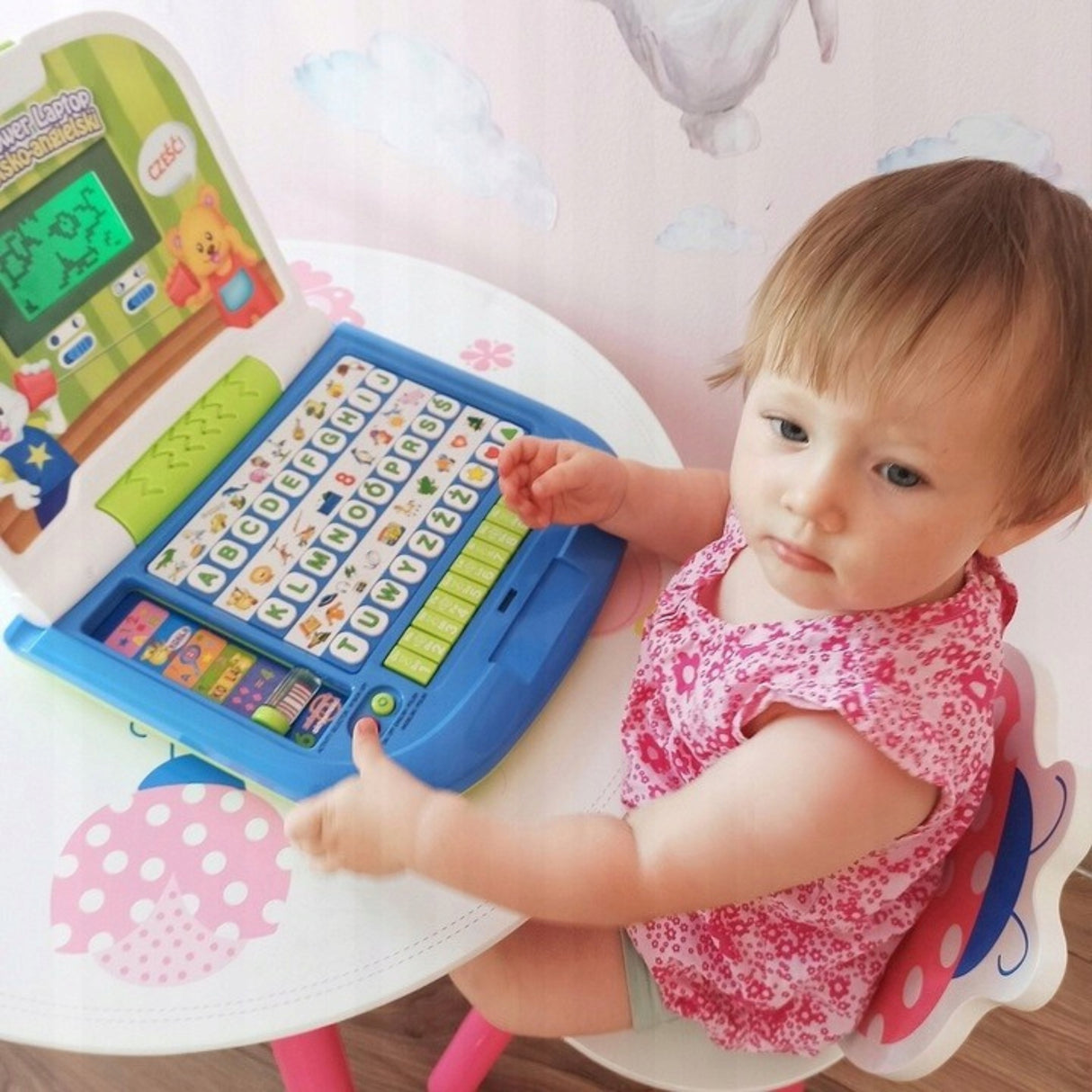 Komputerek Edukacyjny Interaktywny Laptop Komputer dla Dzieci Dziecięcy