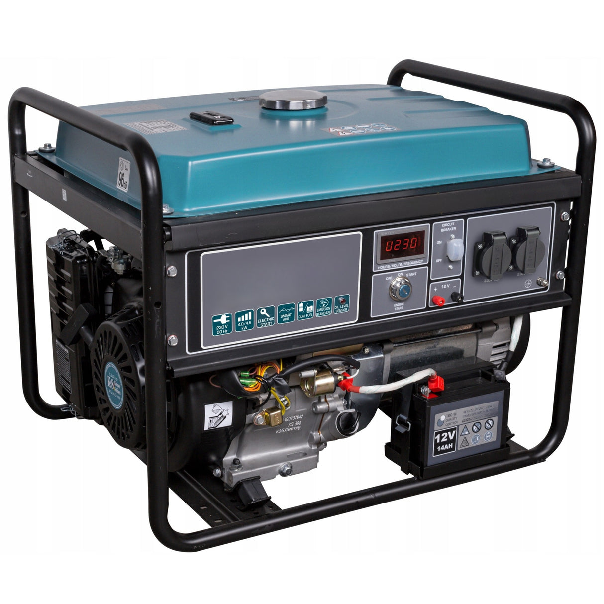 Agregat Prądotwórczy DUAL FUEL LPG Benzyna 230V 4,5kW AVR Zestaw