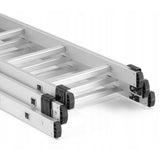 Drabina Aluminiowa na schody 6,48m 150kg + GRATIS POVES 3x8 Wielofunkcyjna