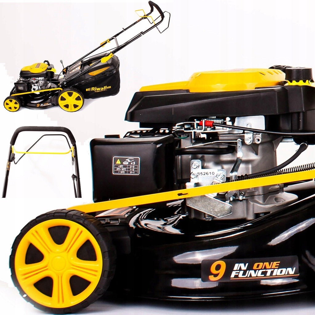 Kosiarka Spalinowa z Napędem 5190 MOCNA Z 2 NOŻAMI + OLEJ 51CM 9w1