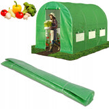 Tunel Foliowy [10 m²] 4x2,5m [FOLIA ZAMIENNA] | ZIELONA |