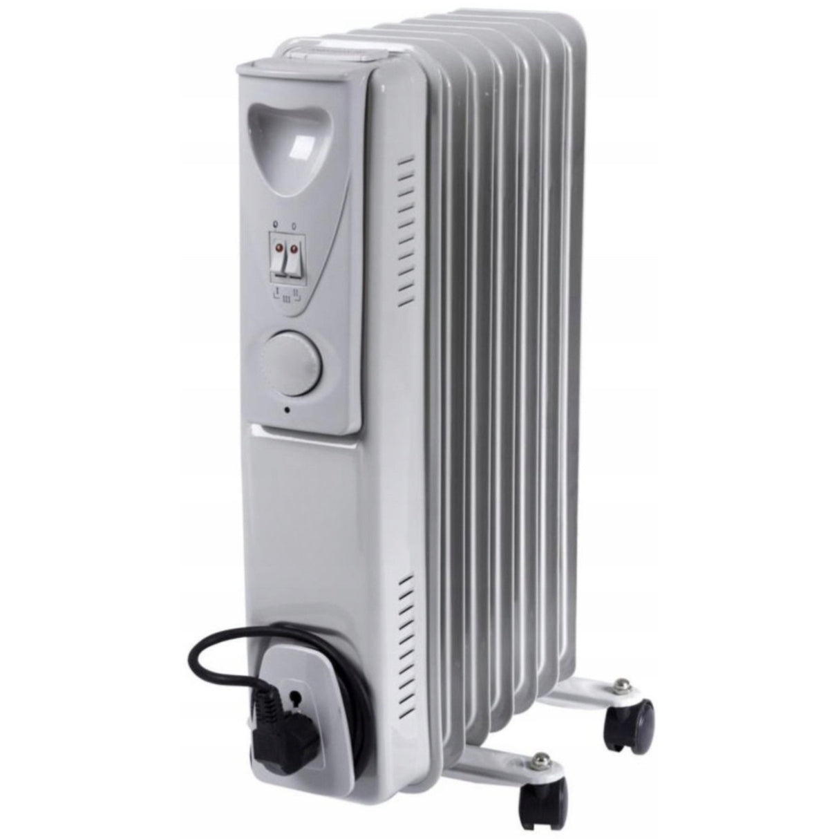 Grzejink Elektryczny Olejowy Termostat Żeberkowy Olejak 2500 W 11 Żeberek