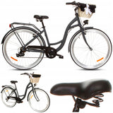 Rower Miejski Damski Lekki Damka SHIMANO 7 WARIANTY Koło 28" Cali