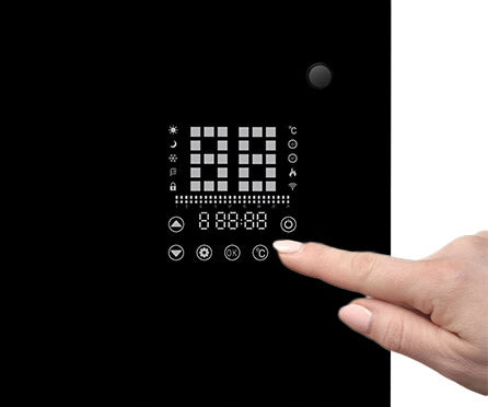 Grzejnik Konwektorowy Elektryczny Wyświetlacz LCD z Termostatem Timer 1500W