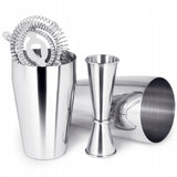 Zestaw barmański do drinków Shaker Tin-Tin Jigger POVES
