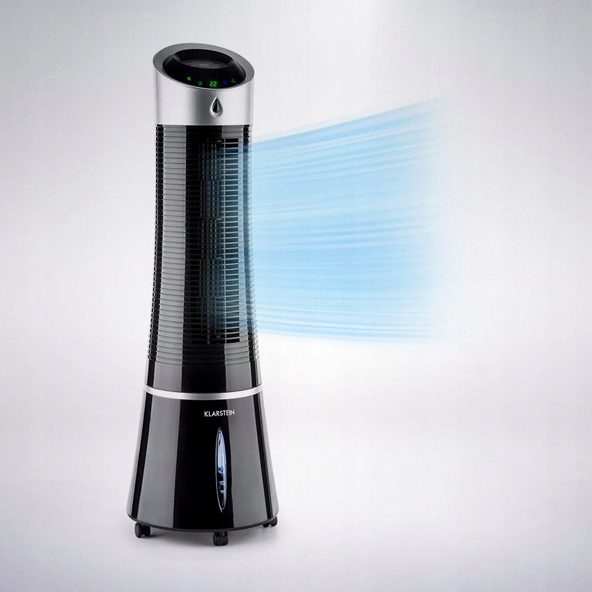 Klimator Klarstein Skyscraper Ice Czarny 4w1 Wentylator Oczyszczacz