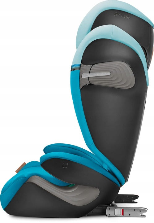 Fotelik Samochodowy Beach Blue 100-150 cm 15-50 KG Podstawka dla Dziecka