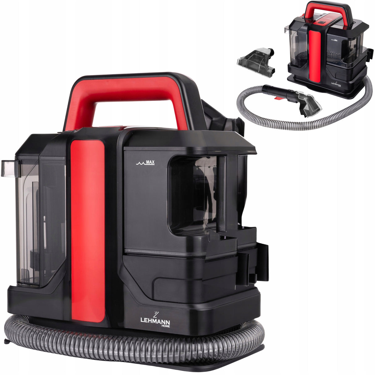 Odkurzacz Piorący Funkcja Mokro Sucho 450W 12000Pa Zestaw Ssawek