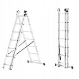 Drabina Aluminiowa na schody 6,48m 150kg + GRATIS POVES 3x8 Wielofunkcyjna