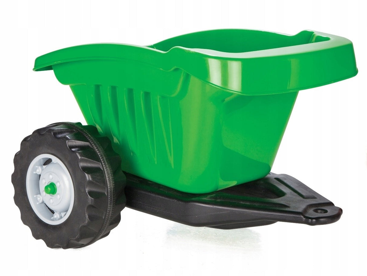 Duży Traktor na Pedały Przyczepa Jeździk dla Dziecka Zielony TraktorekXXL