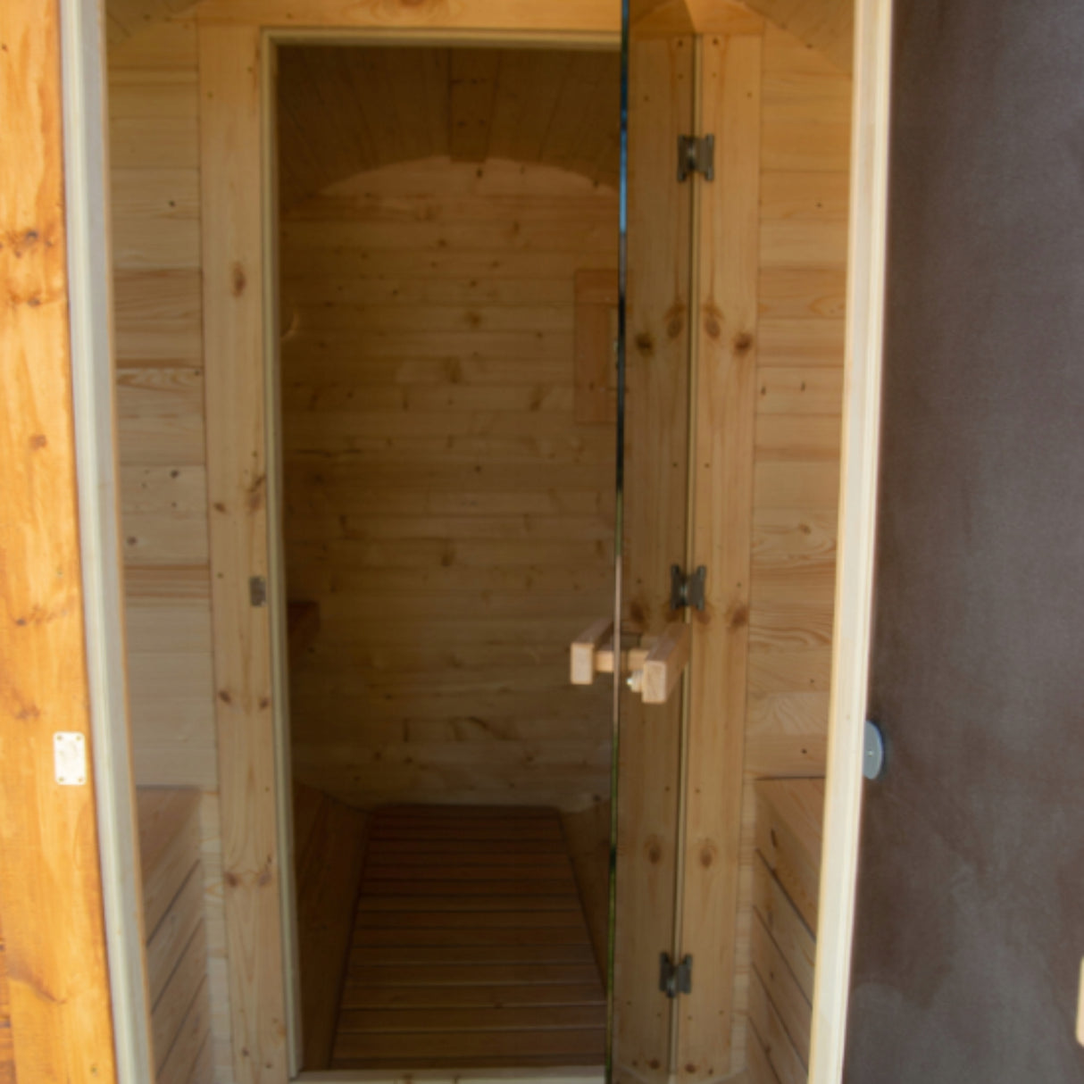 Sauna Ogrodowa Zestaw z Piecem HARVIA PC90i Balia 120 cm Beczka 340 cm
