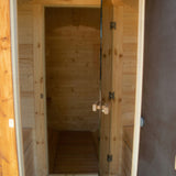 Sauna Ogrodowa Zestaw z Piecem HARVIA PC90i Balia 120 cm Beczka 340 cm