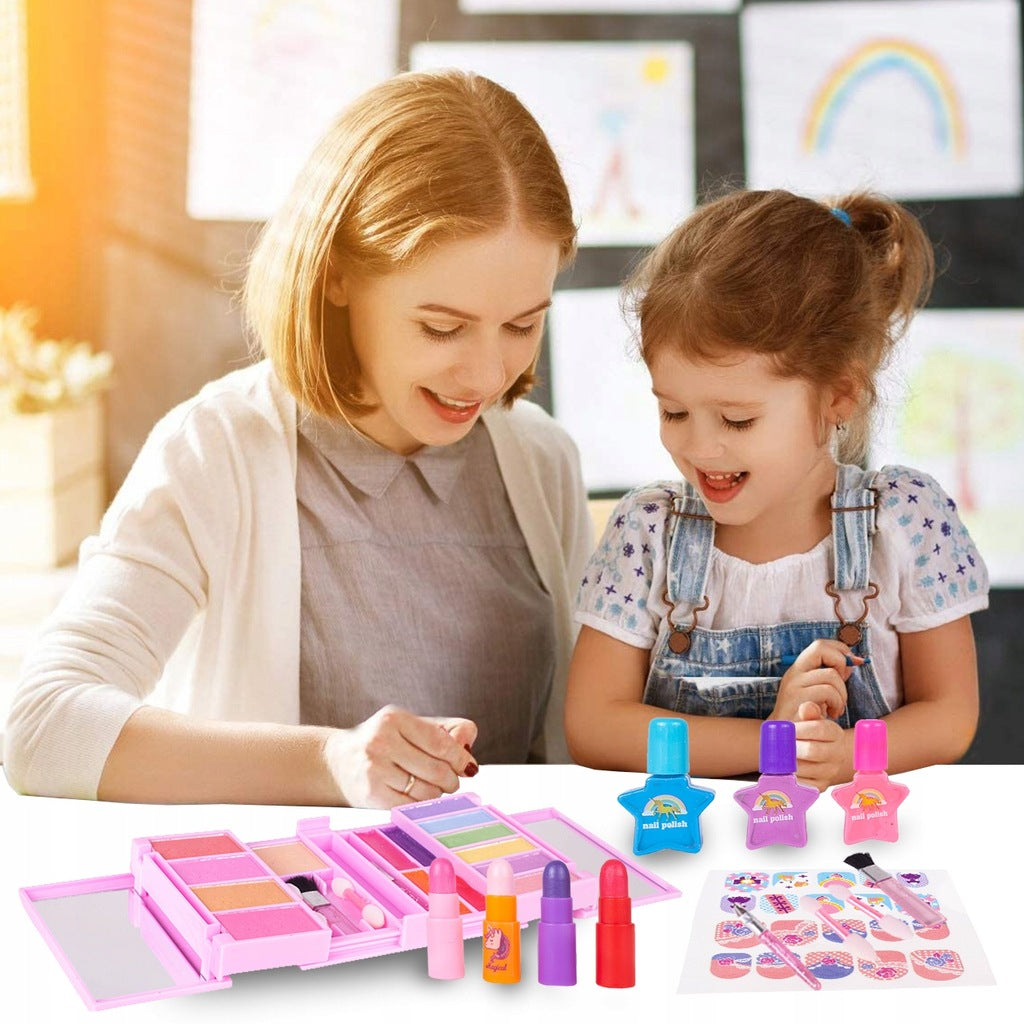Zestaw do Makijażu Paznokci Kosmetyki Cienie Lakiery Hello Kitty dla Dzieci