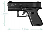 METALOWY PISTOLET GLOCK 43 ASG REPLIKA KULKI 6 MM PREZENT DZIECKA NA ŚWIĘTA