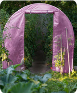 Tunel Foliowy Ogrodowy Folia Tyczki 2,5x4m Różowy 10m2 Szklarnia Ogrodowa