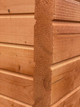 Sauna Ogrodowa Quadro 240 cm ZESTAW z Piecem na Drewno i Balią 120 cm