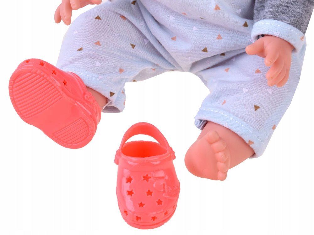 Interaktywna Lalka Sikająca Bobas Pije Mówi + Akcesoria Nocnik Pampers