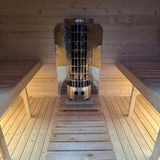 Sauna Ogrodowa Beczka Zestaw Szwedzkie Drewno 240 cm z Piecem HARVIA PC90