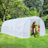 Tunel Foliowy [10m²] 4x2,5m [FOLIA ZAMIENNA] | BIAŁA |
