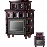 Piec Kominek Kaflowy Koza Obudowa Kominkowa 13 kW Piecyk Ceramiczny