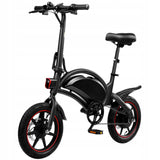 Rower Elektryczny Miejski Czarny 25km/h 10Ah 36V 250W Koło 14" Cali