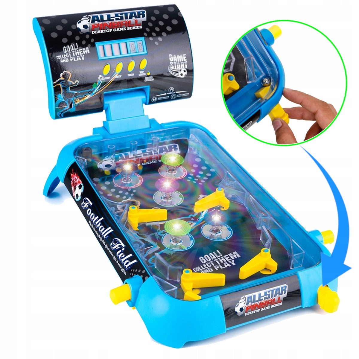 Interaktywna Gra Zręcznościowa Flipper Pinball Liczy Punkty dla Dzieci