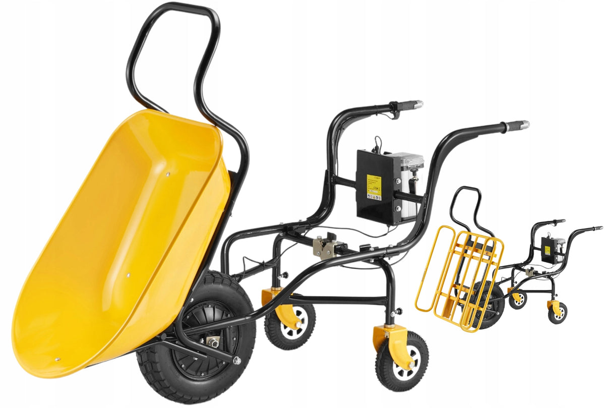 Taczka Elektryczna Wozidło Elektryczne na Akumulator z Napędem 350W 150KG