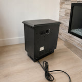 Kominek Elektryczny Termowentylator Stojący Funkcja Grzewcza Czarny 1950 W