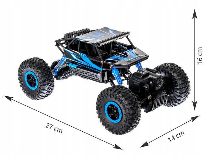 SAMOCHÓD MONSTER RC ZDALNIE STEROWANY NAPĘD 4X4