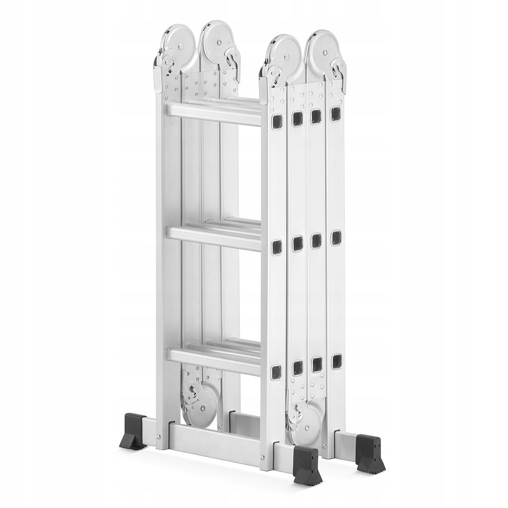 Drabina Aluminiowa Przegubowa Składana Wielofunkcyjna 4x3 + Podest