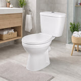 Kompakt WC C-Clear poziomy 64x39x74 cm Średnica Odpływu 101 mm Kolor Biały