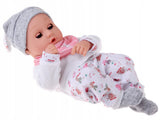 Lalka z Ruchomymi Oczkami Bobas 32 cm Akcesoria do Karmienia Niemowlak