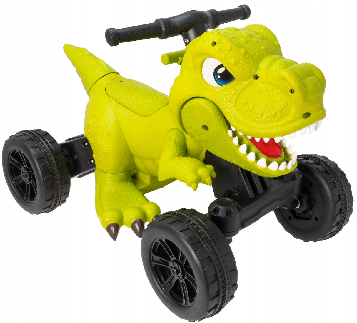Jeźdzdik na Akumulator Pojazd Elektryczny Dino z Dźwiękiem Dinozaur Quad