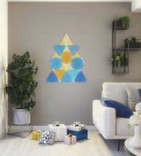 Panele Smart LED Trójkąty 4 Sztuki RGBW Nanoleaf Sterowanie Dotykiem